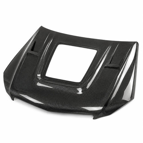 2012-2015 Mercedes C-Class Glass Engine Cover Carbon Fiber Hood | W204/C204