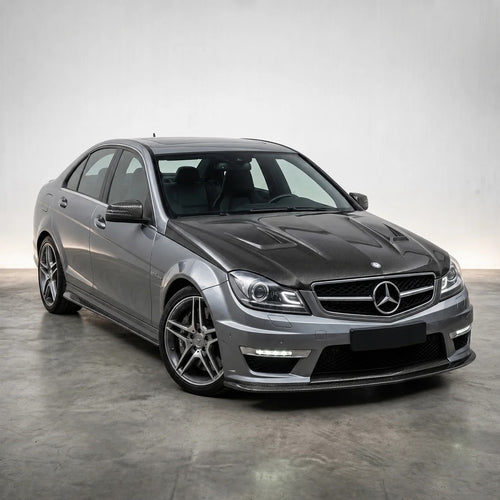 2012-2015 Mercedes C63 AMG A Style Carbon Fiber Hood | W204/C204