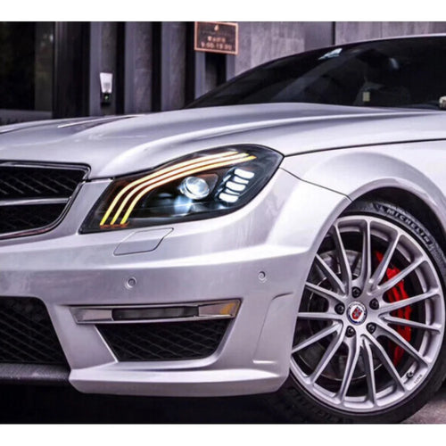 2012-2014 Mercedes-Benz C-Class LCI Style LED Headlights | W204 LCI