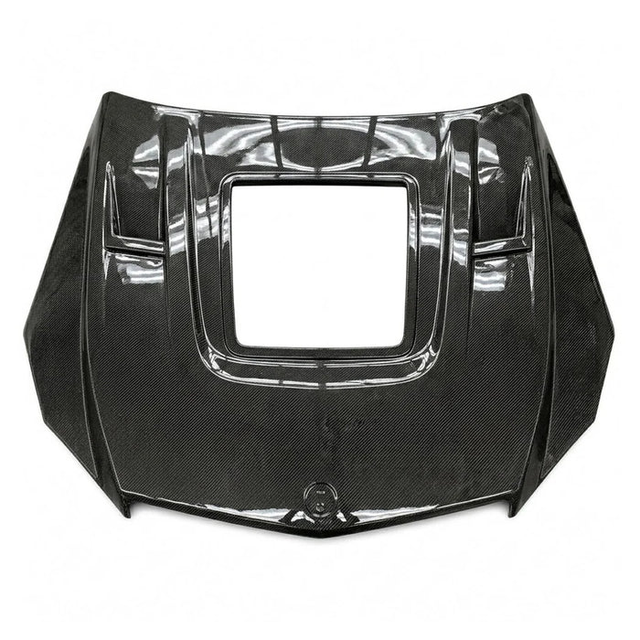 2014-2017 Mercedes E-Class Glass Engine Cover Carbon Fiber Hood | W207/A207/C207
