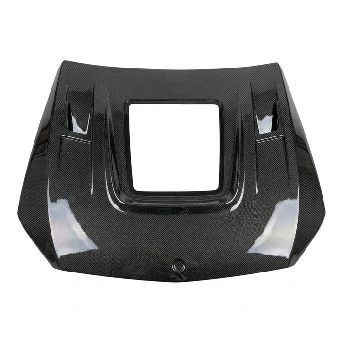 2015-2023 Mercedes C63 AMG Glass Engine Cover Carbon Fiber Hood | W205/S205/C205