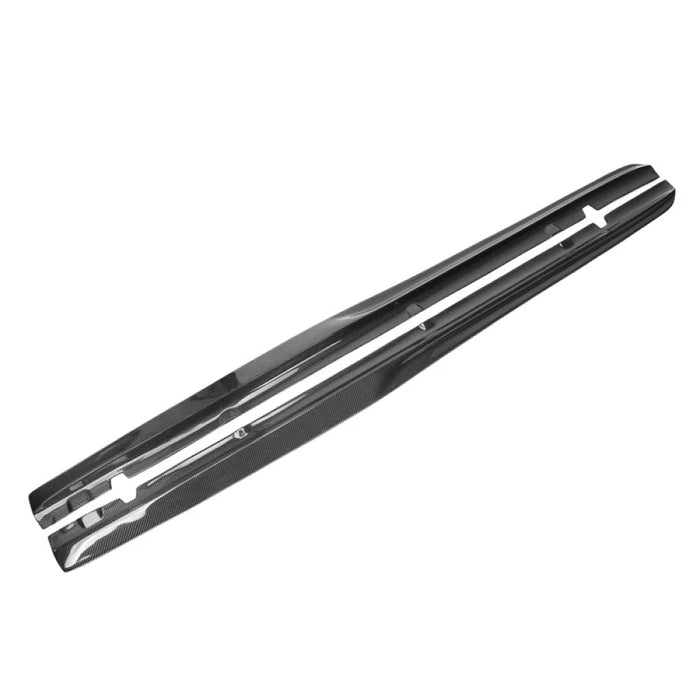 2015-2018 Mercedes-Benz C-Class/C63 AMG V2 Style Carbon Fiber Side Skirts | W205 Coupe