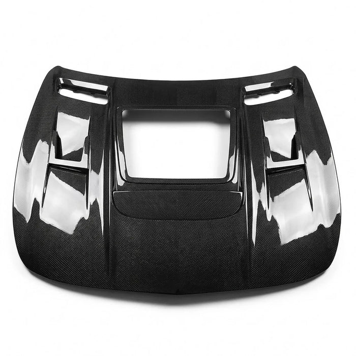 2016-2021 Mercedes AMG GT/GTS/GTC/GTR Glass Engine Cover Carbon Fiber Hood | C190/R190