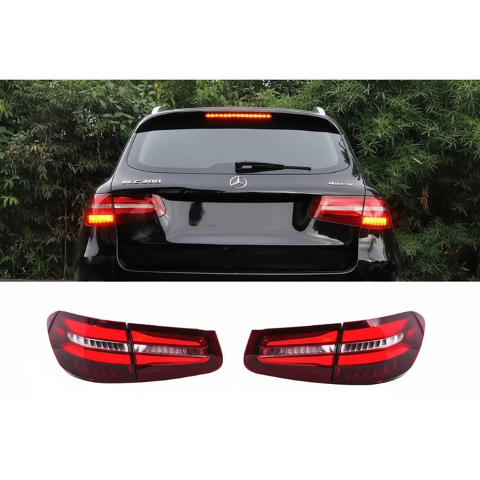 2016-2019 Mercedes-Benz GLC-Class/GLC43/GLC63 AMG Facelift Style LED Taillights | X253/W253 Pre-Facelift