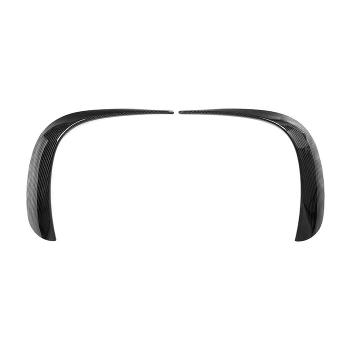 2023+ Mercedes-Benz GLC43/GLC63 AMG Carbon Fiber Upper Front Bumper Splitters | X254/C254