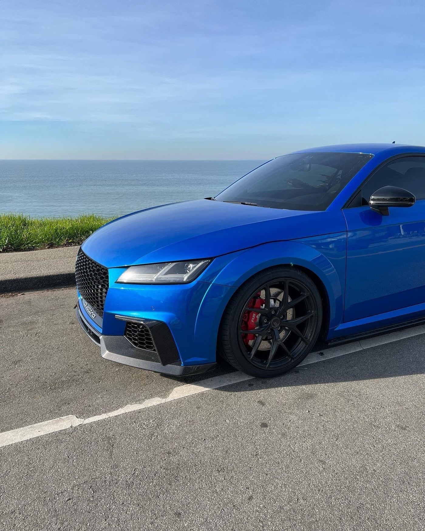 Audi TTRS Carbon Fiber Front Splitter - eurobahndynamics